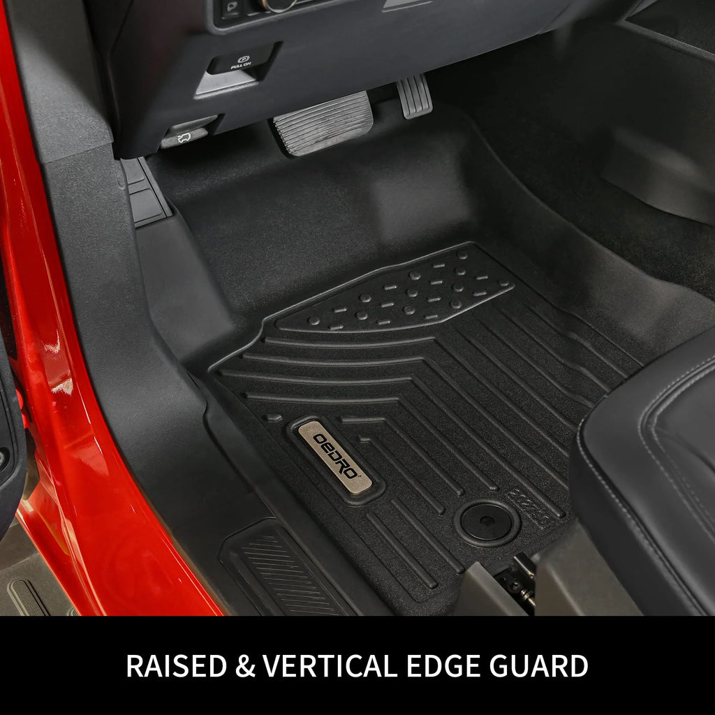 RVNI Floor Mats Liner for 2019 - 2023 Dodge Ram 1500 New Body Crew Cab All-Weather 2 - Row Set