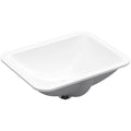 Kohler K-20000-0 Caxton Rectangle Undermount Bathroom Sink - White