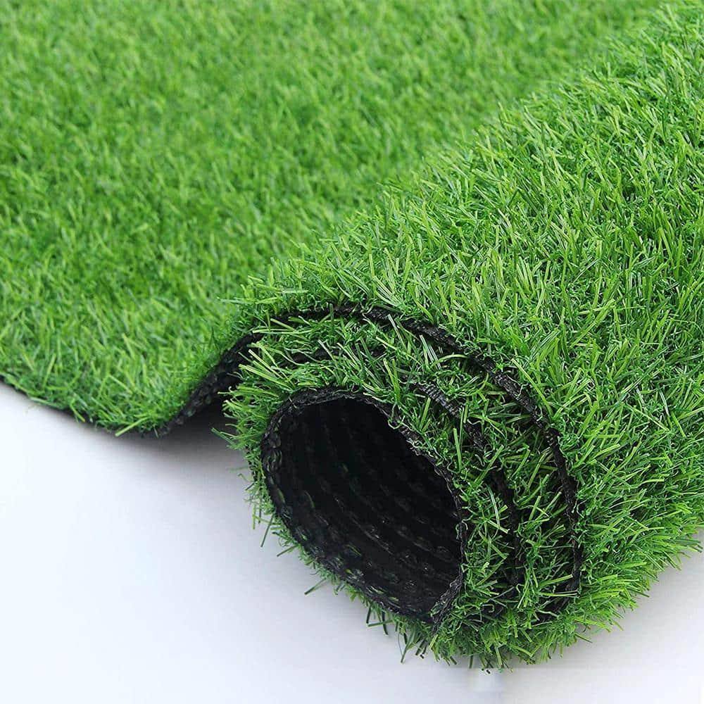 Lita Greenfield 8 ft. x 10 ft. Green Artificial Grass Turf