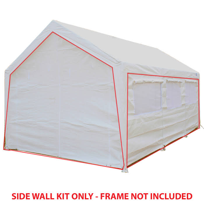 King Canopy 12'x20' Canopy Sidewall Kit with Flaps and Bug Screen