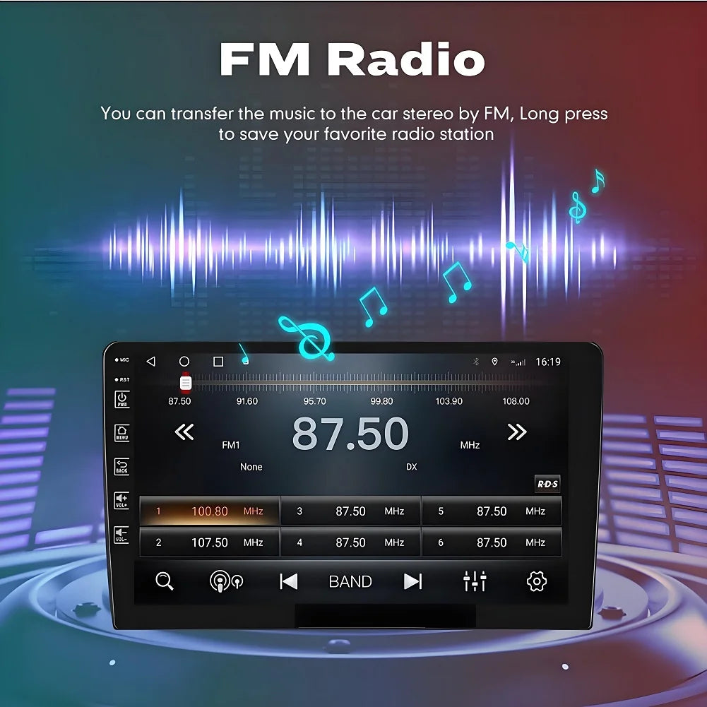 Eforcase 2+32G Car Stereo Radio for Jeep Compass 2017 - 2019, Support Wireless Carplay Android Auto 9" Touch Screen Android 13 Bluetooth GPS Navigation Car Player Radio