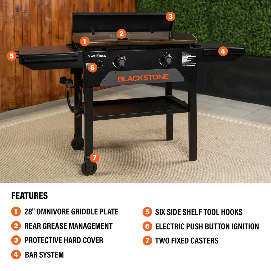 Blackstone Original 2 - Burner 28 Propane Omnivore Griddle