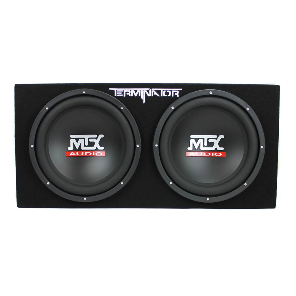 MTX 12" 1200W Dual Loaded Car Subwoofer Audio, Sub Box, Amplifier & Amp Kit