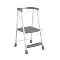 Cosco 2-Step Folding Kitchen Step Stool Gray