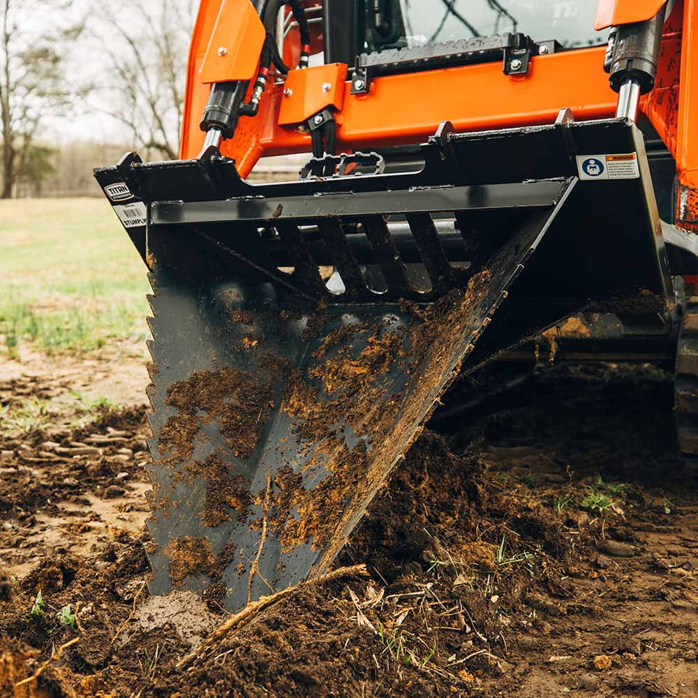 Titan Attachments Economy Series Stump Bucket Tree Scoop Digger