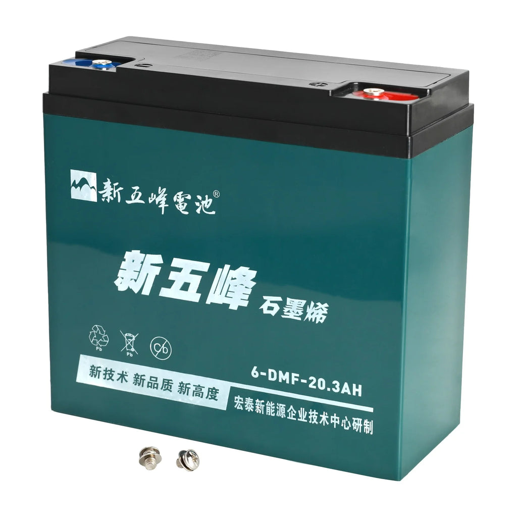 2 Pack 12V 20ah Battery 6 - DMF - 20 Sealed Lead Acid Battery 6 - DZM - 20 for 24V 20ah Mobility Scooter Electric Go Kart E Bike Motorcycle Golf Carts Electric Wheelchair ATV UTV Generator