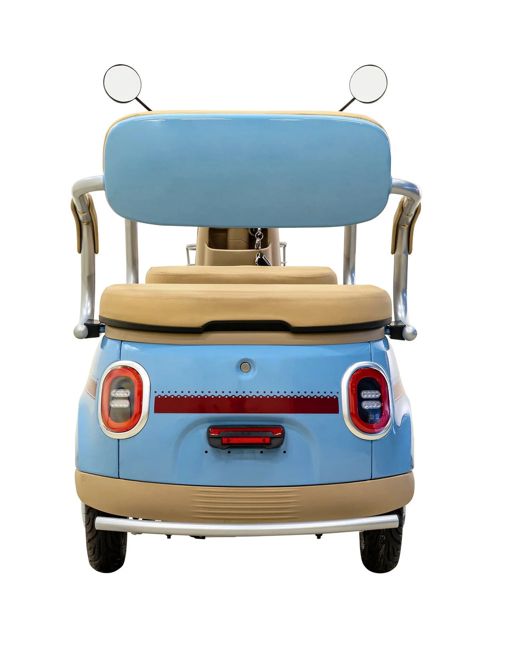 Massimo MGC E - Trike 3 - Wheel Electric Cart - 17 MPH, 2 - Seater Adult Scooter - Blue
