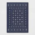 5'x7' Vintage Kids' Rug Navy - Pillowfort