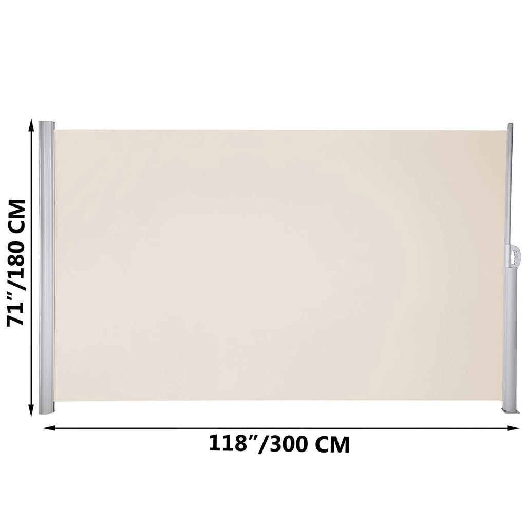 VEVOR Retractable Side Awning. Outdoor Privacy Screen