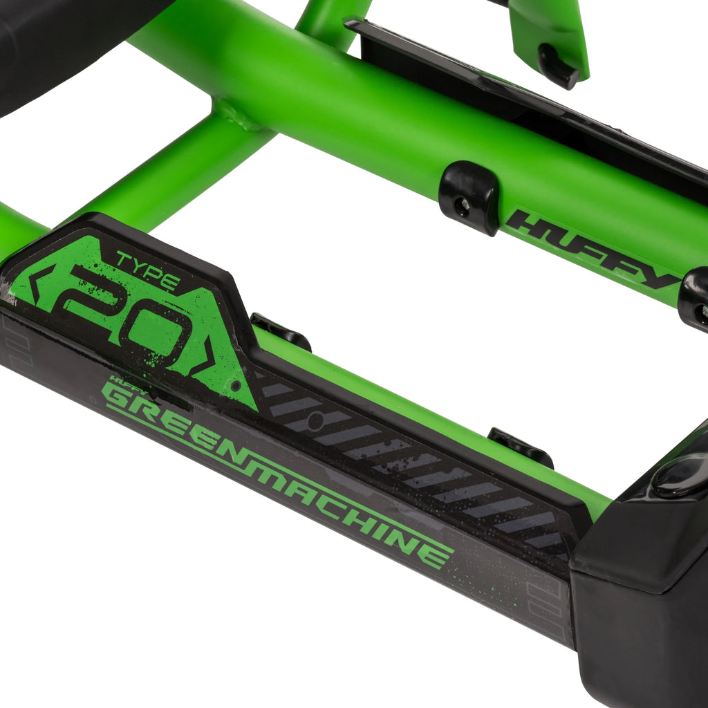 Huffy 20" Green Machine Drift Trike, Fits Riders Ages 8+ Years, Drift and Spin, Green/Black, Unisex, Kids