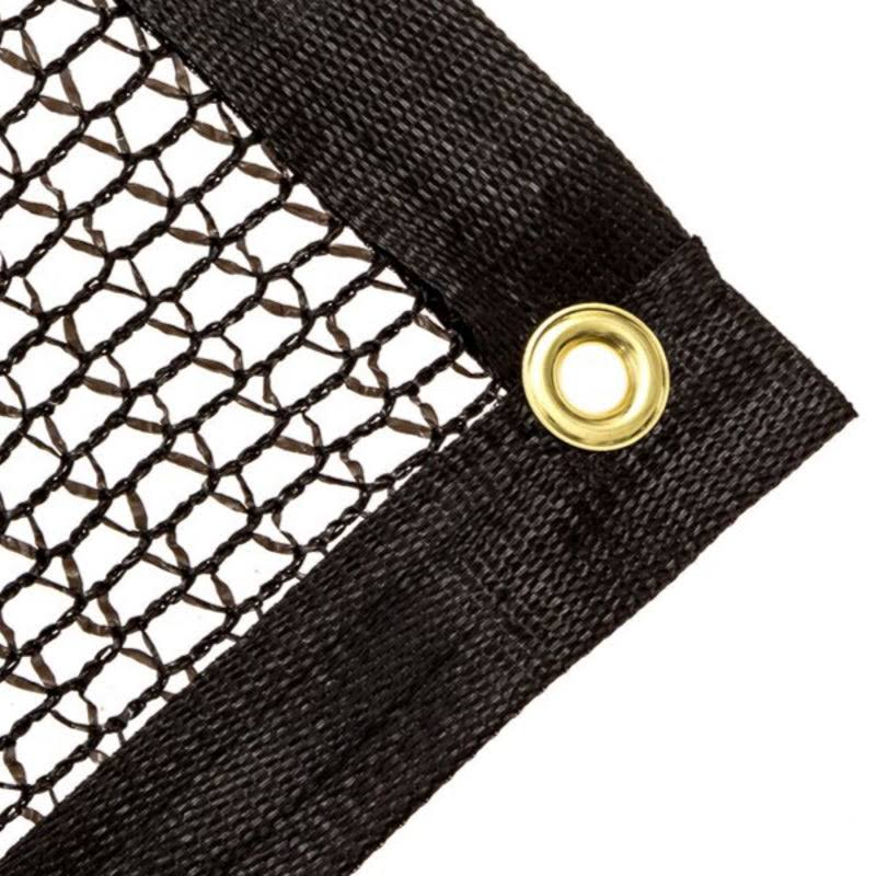 Be Cool Solutions 30% Black Outdoor Sun Shade Canopy: UV Protection Shade Cloth| Lightweight, Easy Setup Mesh Canopy Cover with Grommets| Sturdy,