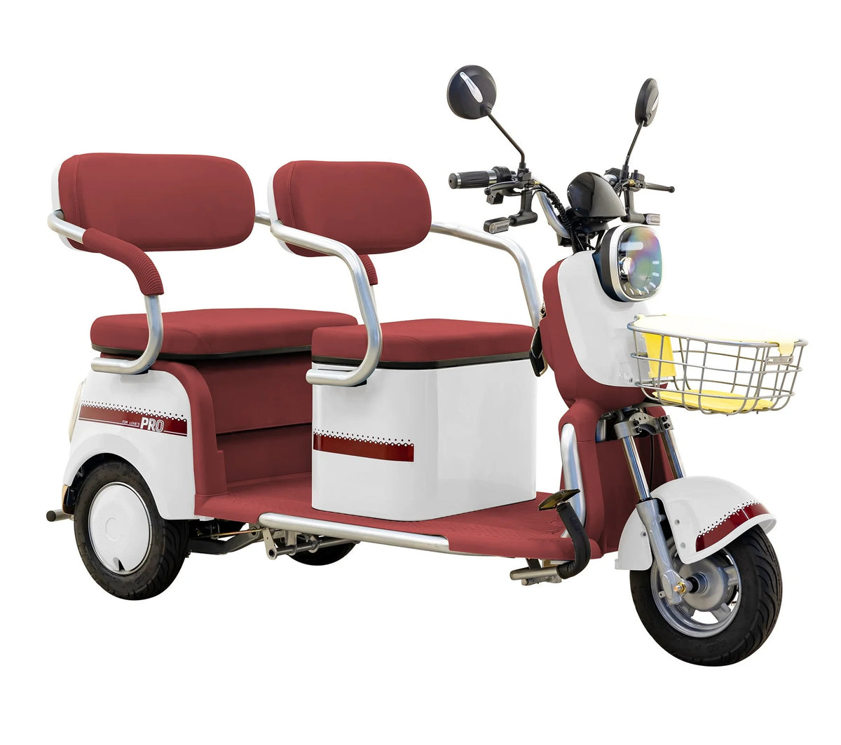 Massimo MGC E - Trike 3 - Wheel Electric Cart - 17 MPH, 2 - Seater Adult Scooter - Blue