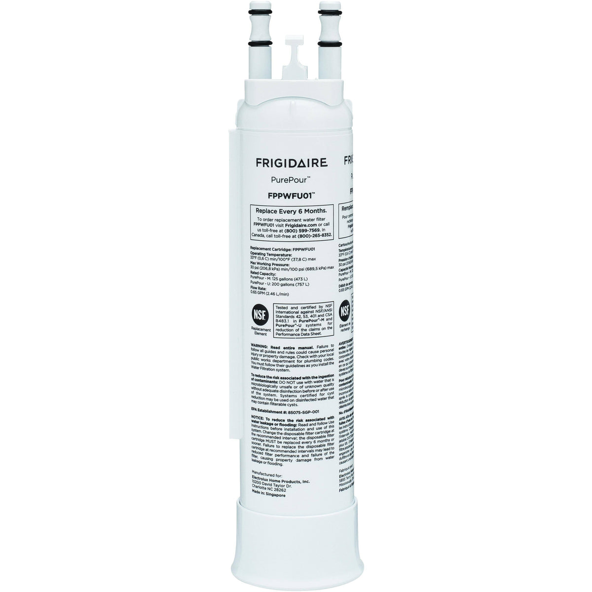 Frigidaire PurePour PWF-1 FPPWFU01 Refrigerator Water Filter