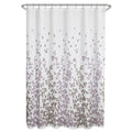 Winston Porter Thad Printed Faux Silk Single Shower Curtain Green