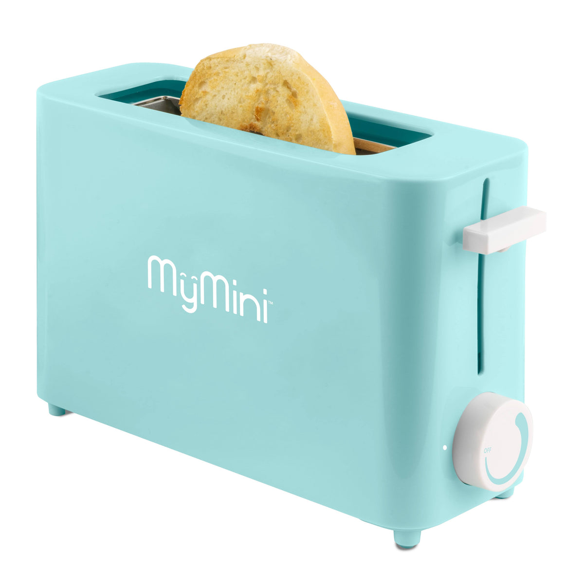 MyMini Single Slice Toaster, Aqua, Blue