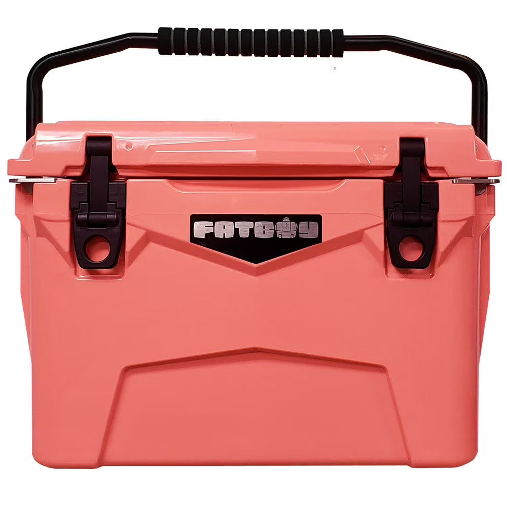 Fatboy 20 Quart Roto Molded Hard Sided Cooler Coral