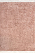 nuLOOM Neva Plush Shag Area Rug, 4' x 6', Pink