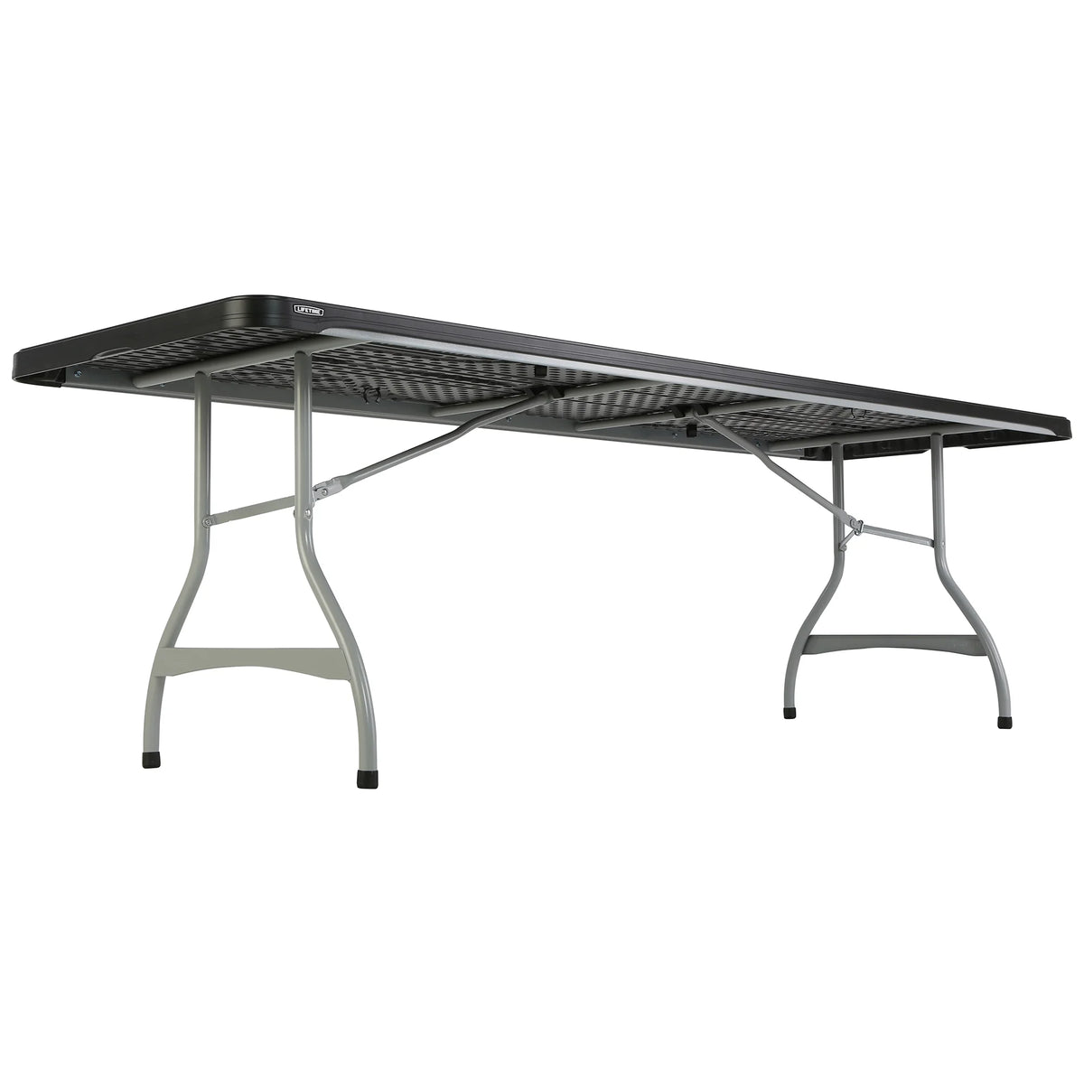 Lifetime 8 Foot Nesting Rectangle Table, Indoor/Outdoor Commercial Grade, Black (280462)