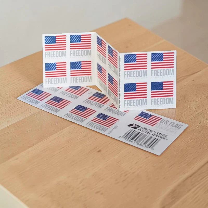 2023 US Flag First Class- Forever Postage Stamps - Booklet of 20