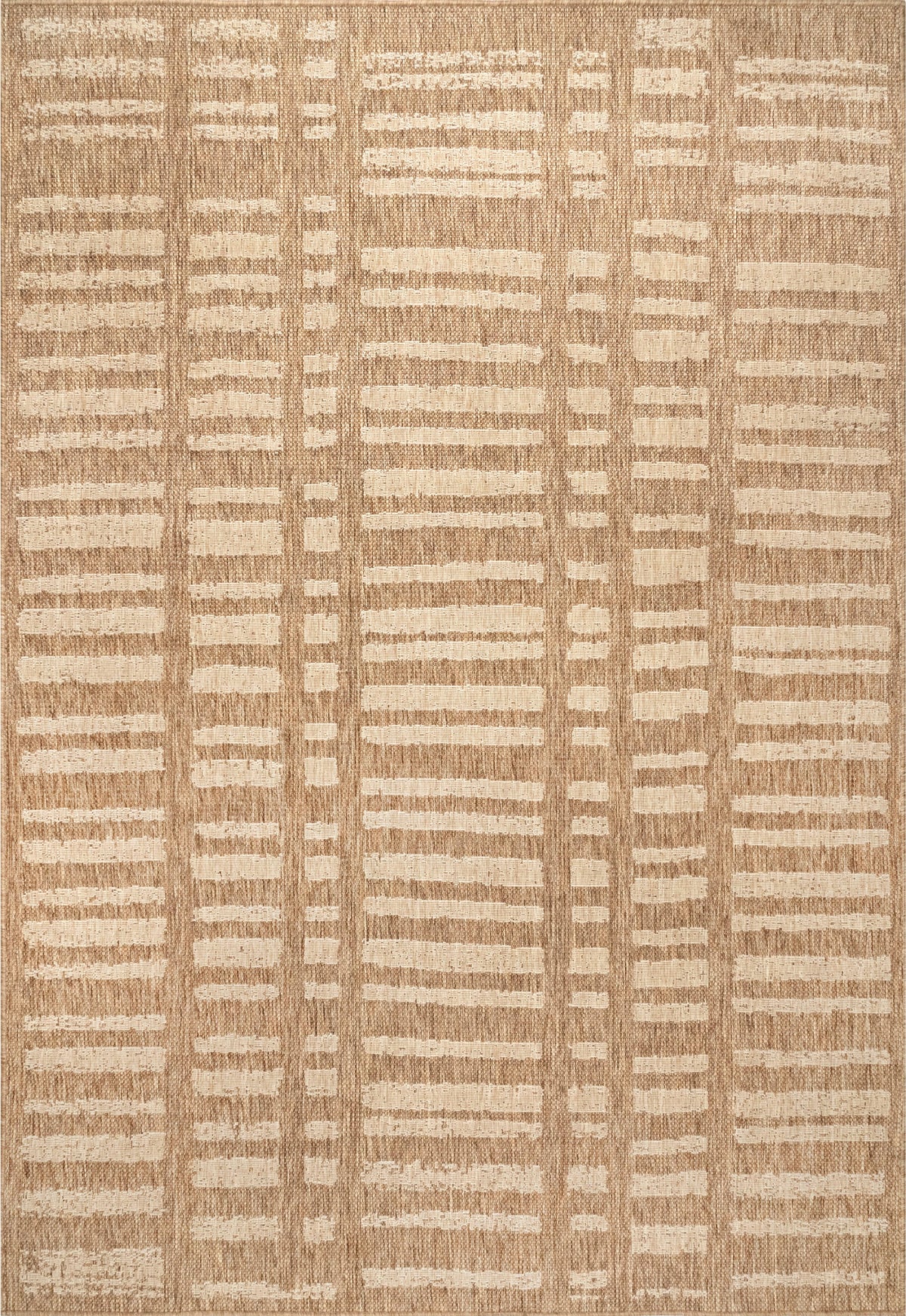 nuLOOM Marin Contemporary Beige 4 ft. x 6 ft. Indoor/Outdoor Area Rug