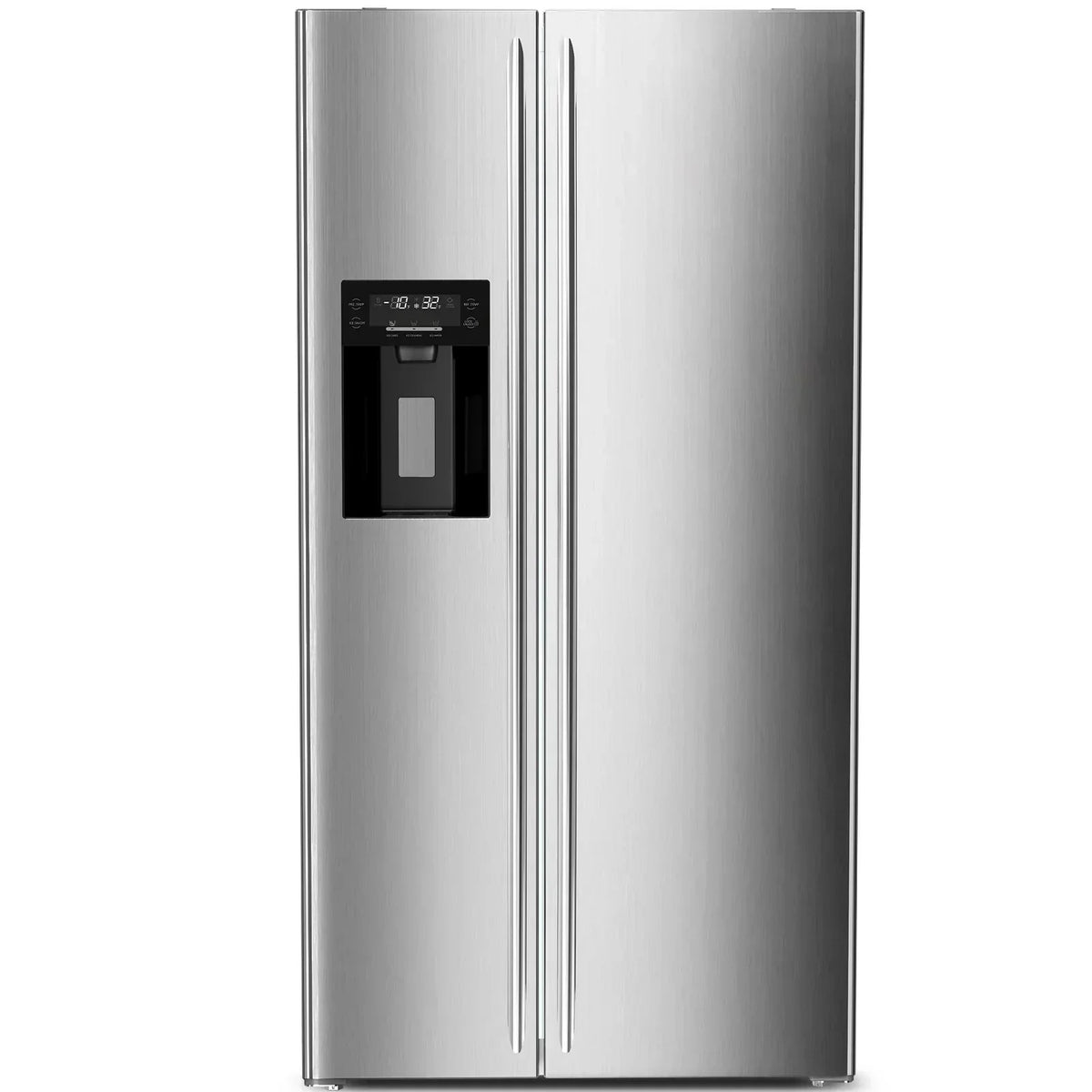 36 Side By Side 20.01 Cu. ft. Built-in Refrigerator with Freezer & Ice Maker Included