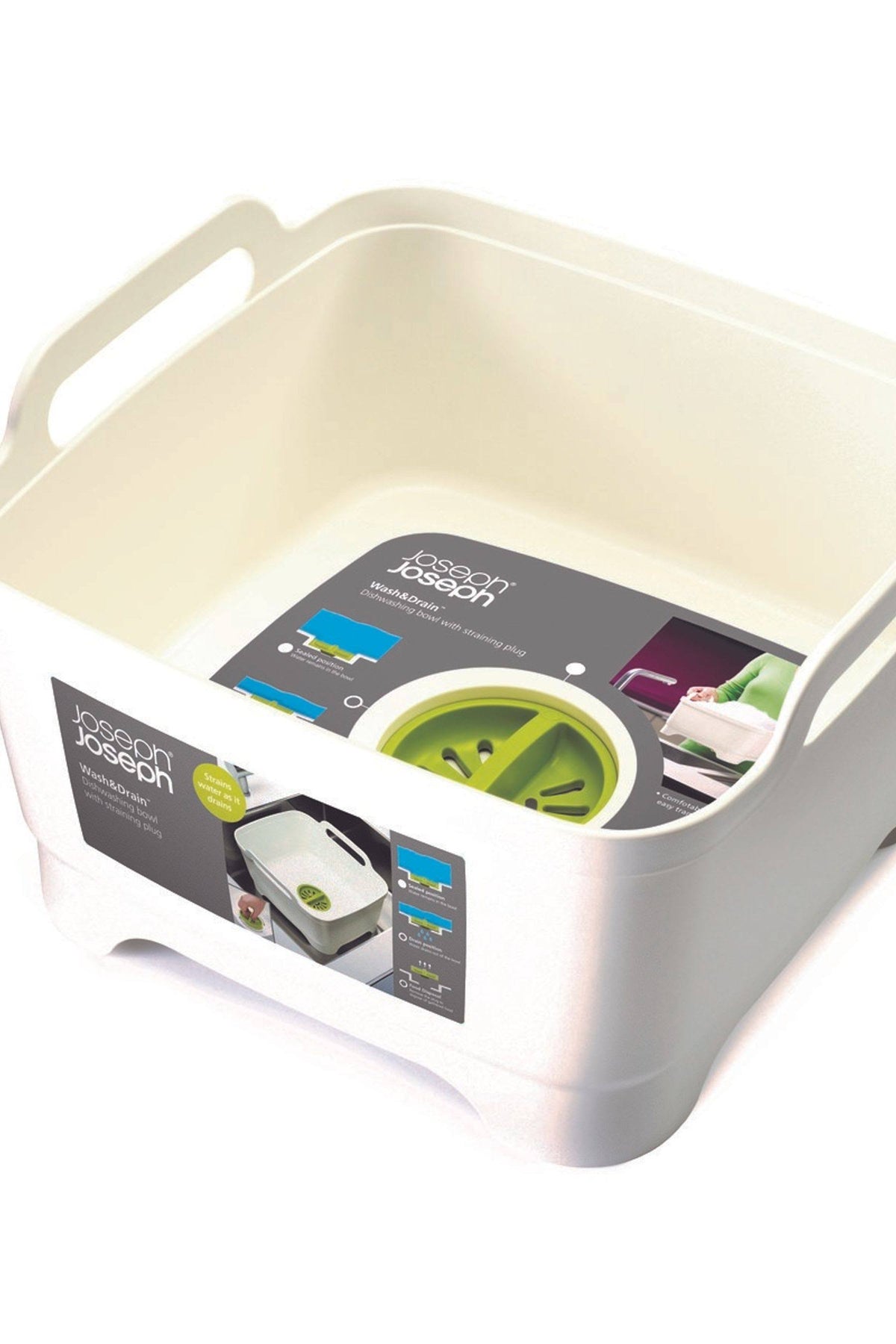 Joseph Joseph Wash & Drain White