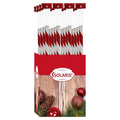 Alpine QWE106 Solar Christmas Striped Pathway LED Garden Stake,