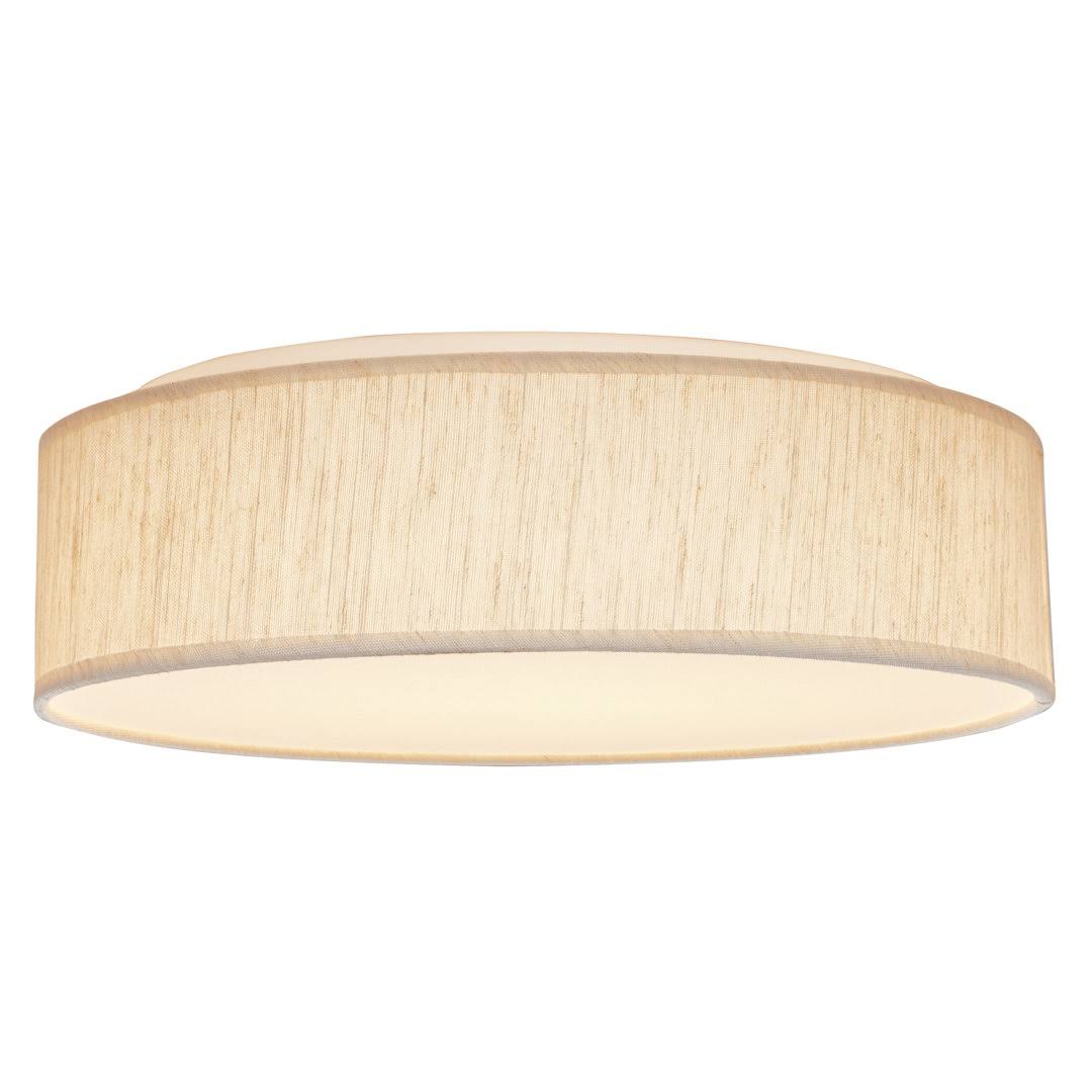 Geren 1-Light 15" LED Flush Mount Lark Manor Fixture Finish: Beige