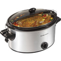 Hamilton Beach 33262A Metallic 6 Qt. 6 Qt Stay or Go Slow Cooker