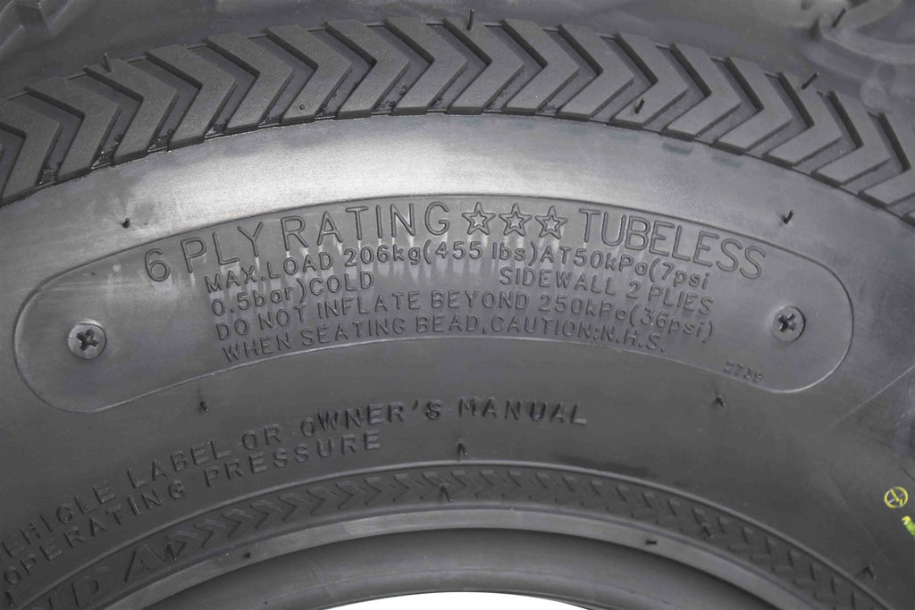 Kenda Bear Claw EX (2) 25x8 - 12 Front & (2) 25x11 - 10 Rear ATV 6 PLY Tires 4 Pack Set