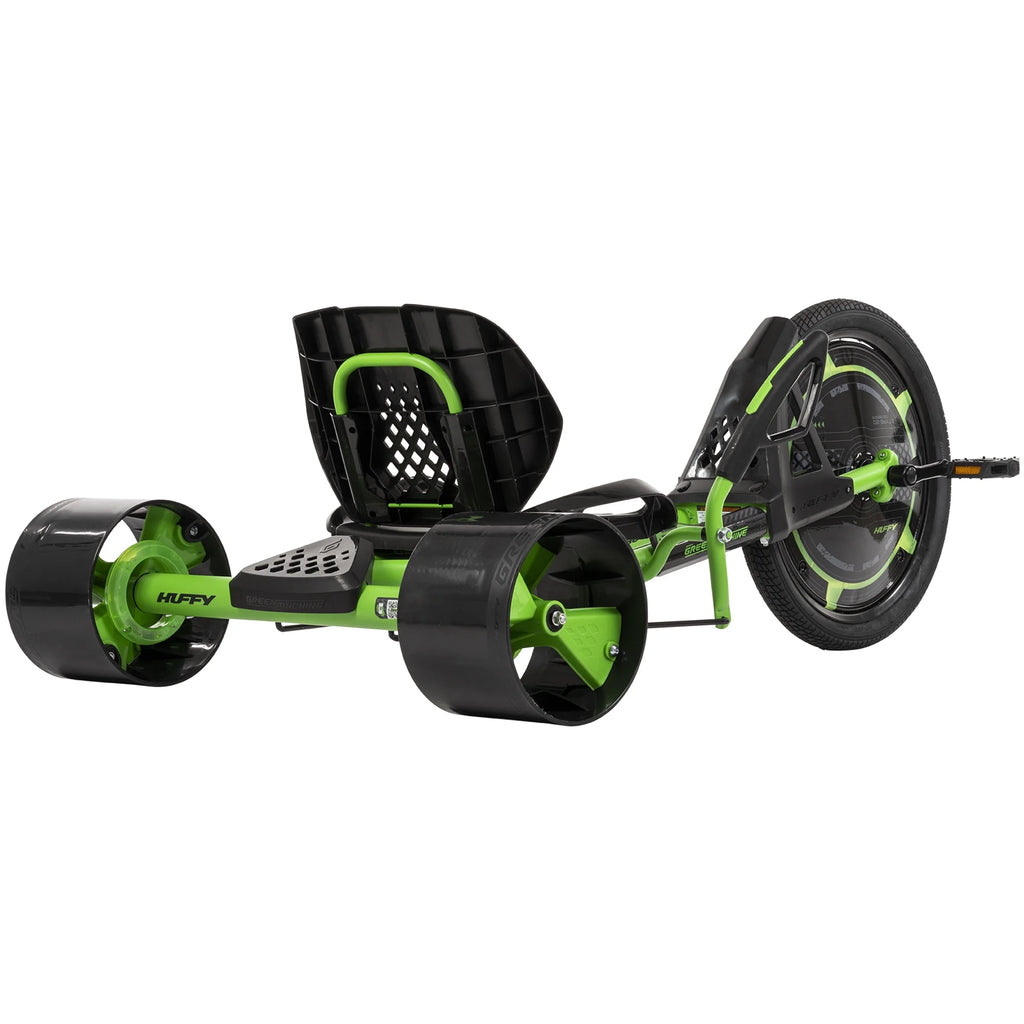 Huffy 20" Green Machine Drift Trike, Fits Riders Ages 8+ Years, Drift and Spin, Green/Black, Unisex, Kids