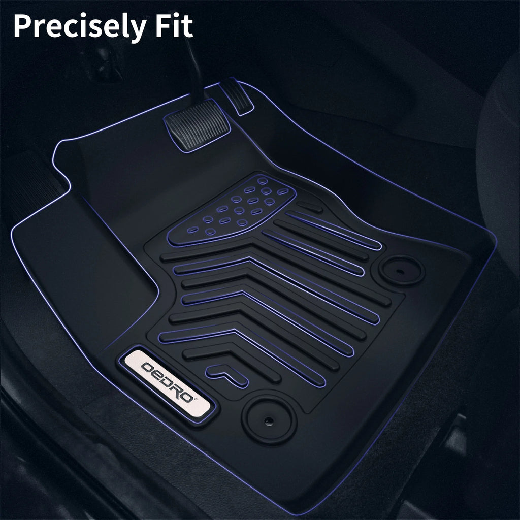 RVNI Floor Mats Liner for 2019 - 2023 Dodge Ram 1500 New Body Crew Cab All-Weather 2 - Row Set