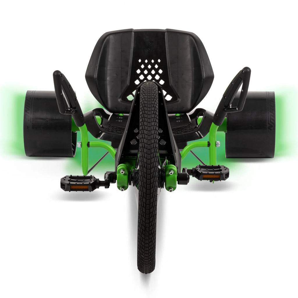 Huffy 20" Green Machine Drift Trike, Fits Riders Ages 8+ Years, Drift and Spin, Green/Black, Unisex, Kids