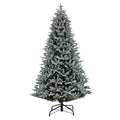 Green Realistic Fir Flocked/Frosted Christmas Tree Size: 10' H