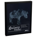 Ambiance Gallery Wood Frame Single 6x8" - Black