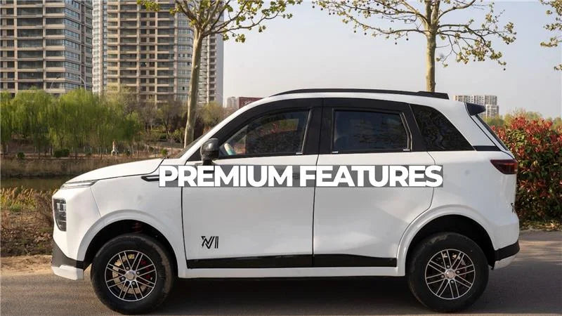 NV Motor Group NVII Mini Electric LSV 4 - Passenger Low - Speed Vehicle, 25 MPH Top Speed, 90 - Mile Range, 3000W/4000W Dual Motors Powered Ride - on