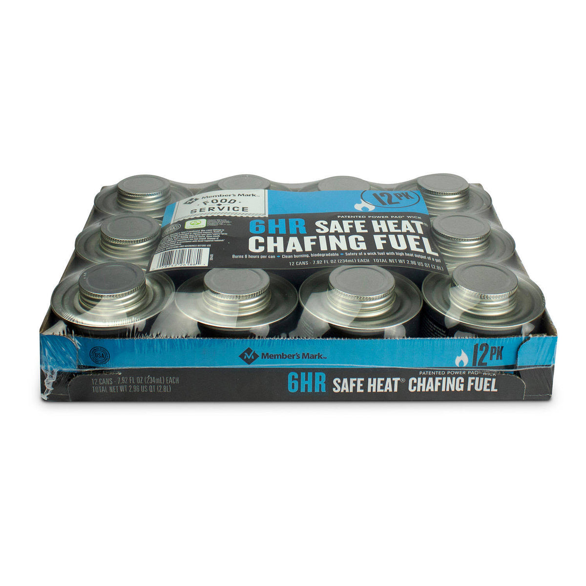Daily Chef U46104S Bakers and Chefs Safe Heat Chafing Fuel 12-Pack