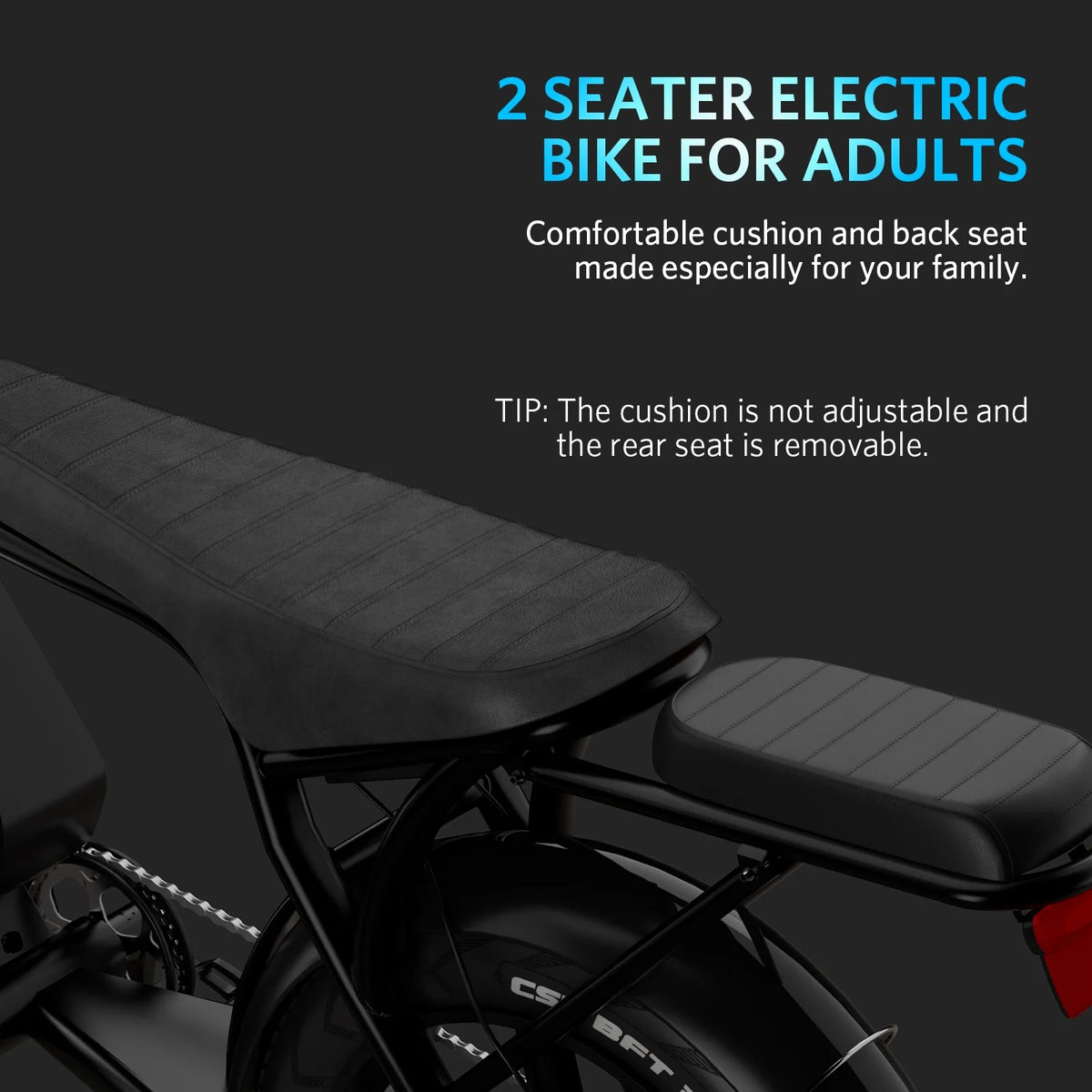 VTOKW Electric Bike for Adults, 1000W Peak Motor Adult Electric Bicycle, 48V 15.6ah Battery, up to 31MPH, 20'' Fat Tire Ebike, Dual Disc Brakes Mountain Bike for Cycling, 7 Speed E Bike, E - Bike UL2849