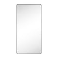 Kengston Modern & Contemporary Rectangular Bathroom Vanity Mirrors 17 Stories Finish: Matte Black, Size: 60" x 30"