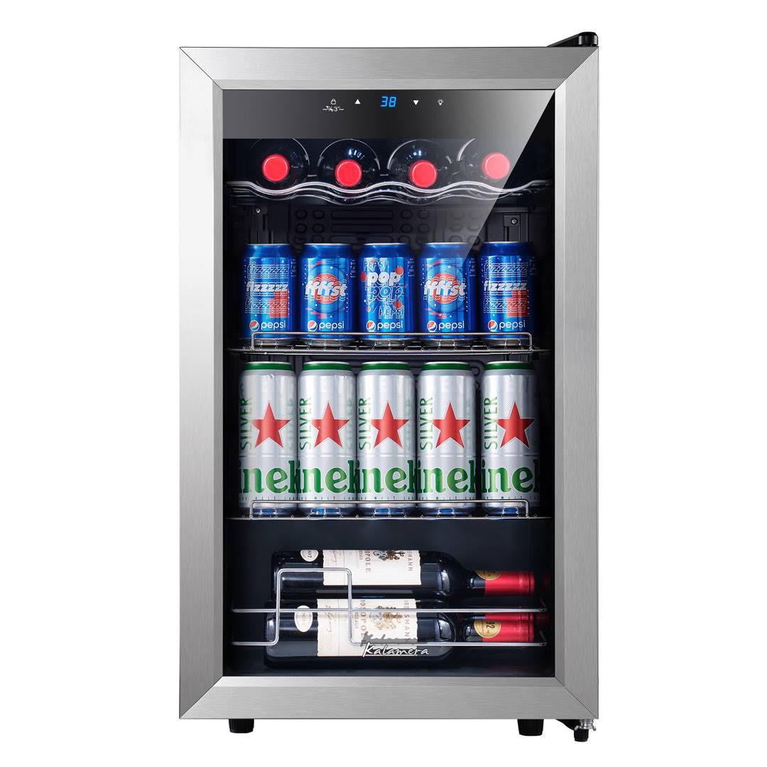 Kalamera 93 Can Compressor Beverage Refrigerator - Beer Cooler
