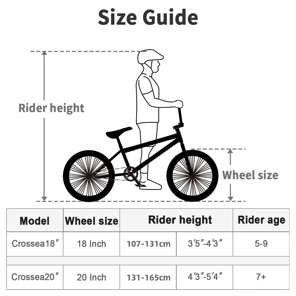 Cubsala 20 in Kids BMX Bike Freestylefor Age 6 - 14 Years Old Boys Girls with 4 Pegs, Black with Red Tires