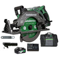 Metabo HPT 36V Multivolt 7 - 1/4 in Rear Handle Circular Saw, Lightweight Design, up to 500 2x4 Cuts per Charge, 53 Adjustable Bevel Capacity, Lifetime Tool Body Warranty, C3607DWA