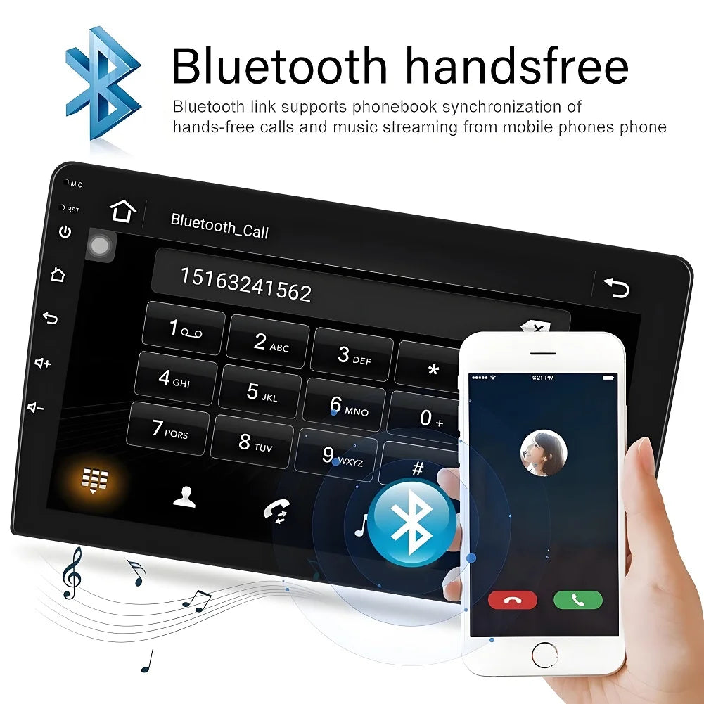 Eforcase 2+32G Car Stereo Radio for Jeep Compass 2017 - 2019, Support Wireless Carplay Android Auto 9" Touch Screen Android 13 Bluetooth GPS Navigation Car Player Radio