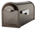 Architectural Mailboxes 8830rz-10 Winston Post Mount Mailbox - Rubbed Bronze