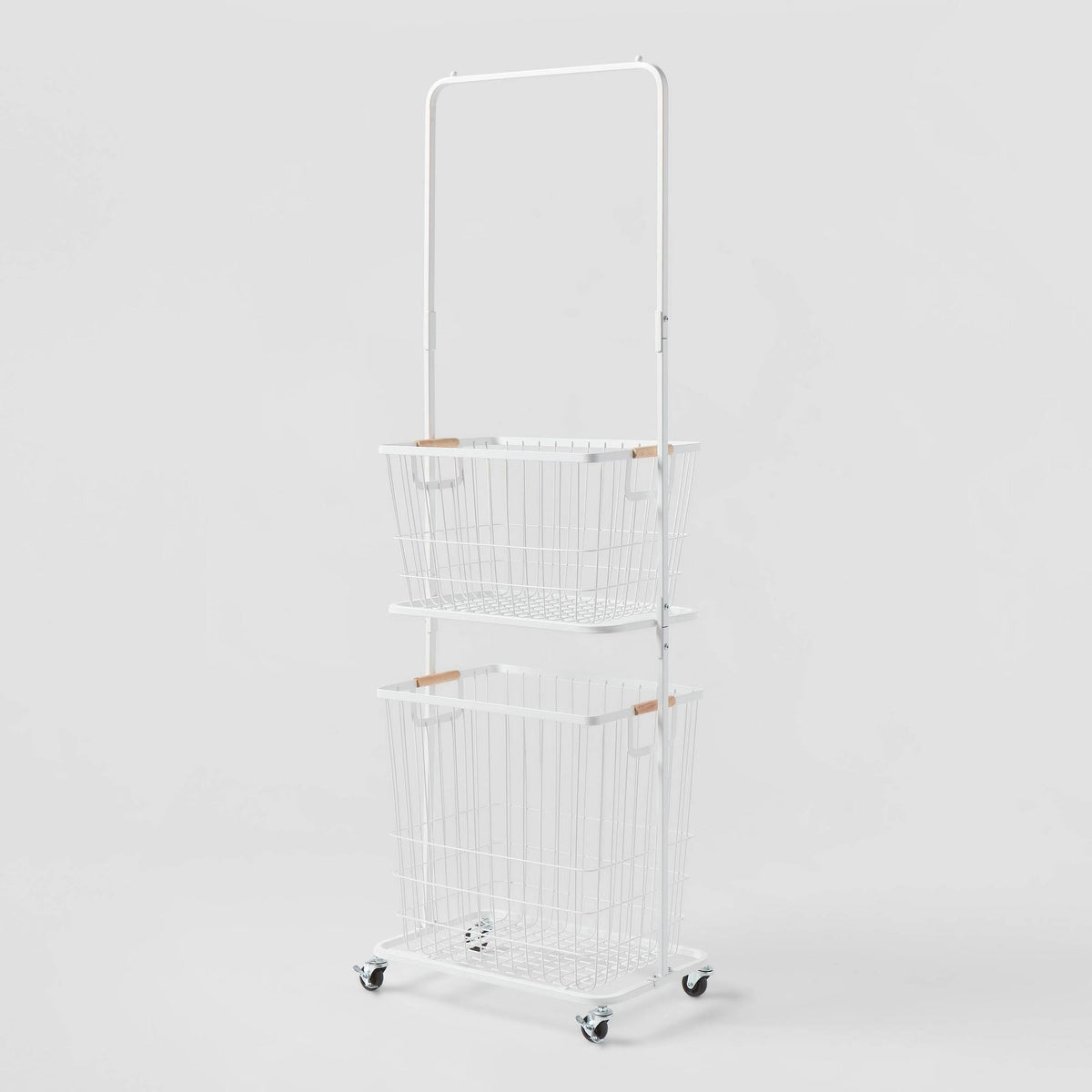Brightroom Metal Laundry Station with Basket and Hamper