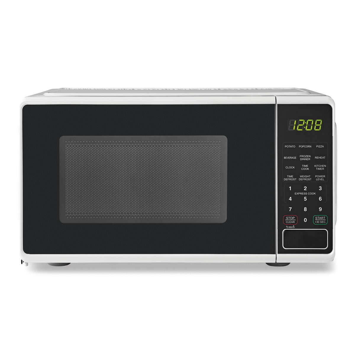 Mainstays 0.7 Cu. Ft. Countertop Microwave Oven, 700 Watts, White, New