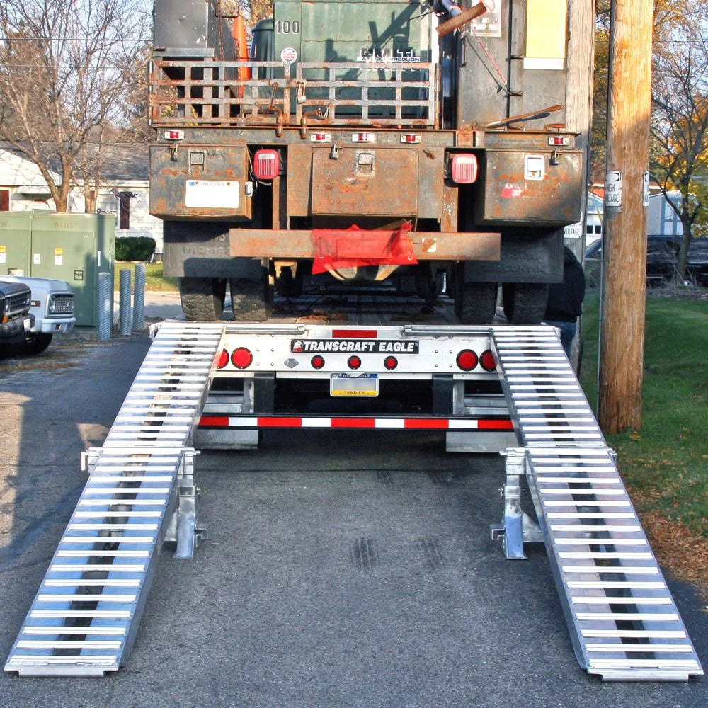 Pair of Heavy Duty Lower Step Deck Ramp Support Stands