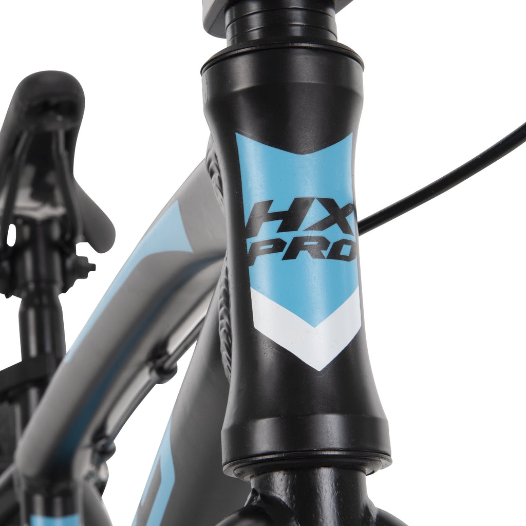 20-inch BMX Bikes HX-Pro Bike. Black with Teal. Aluminum Frame