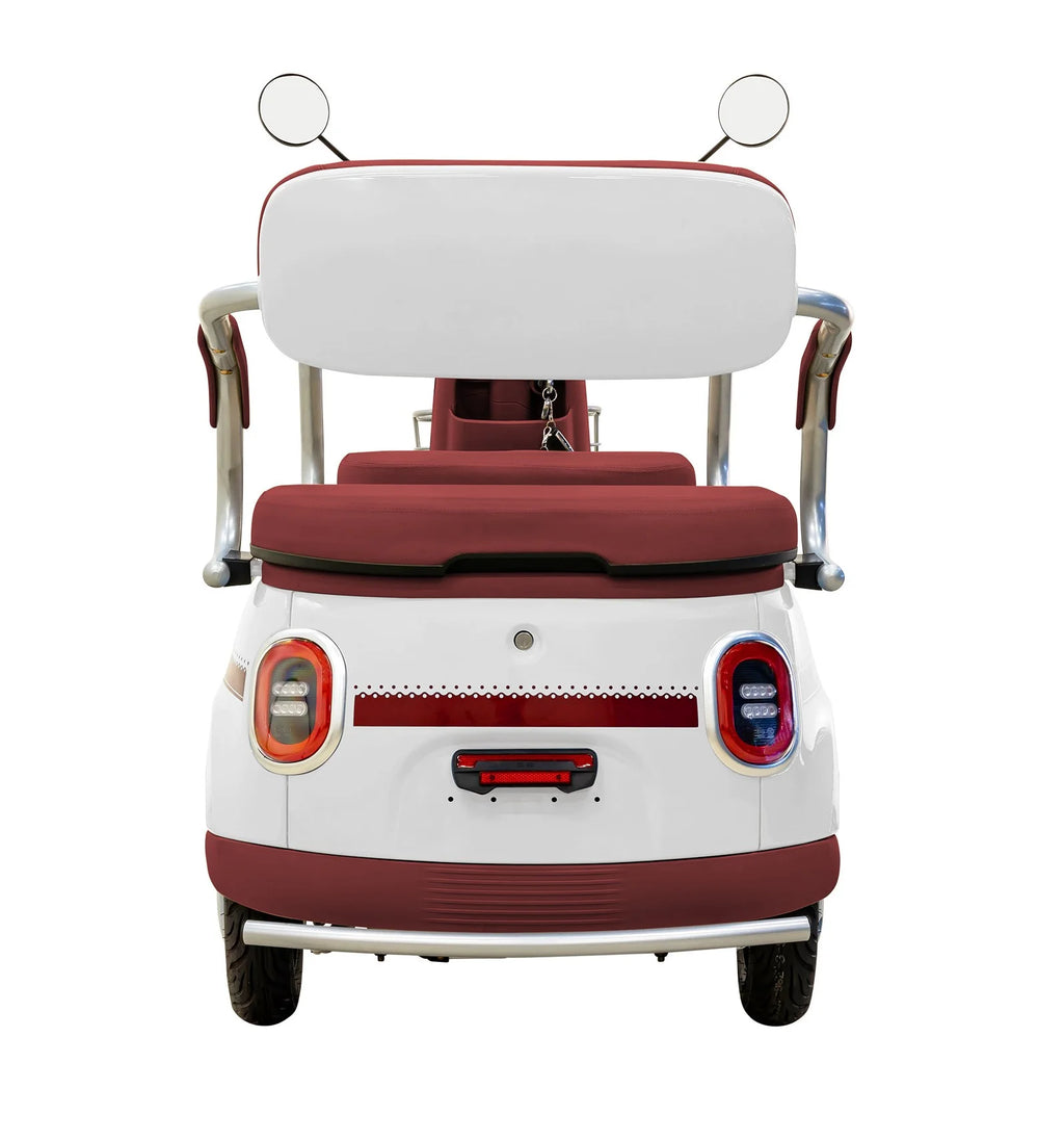 Massimo MGC E - Trike 3 - Wheel Electric Cart - 17 MPH, 2 - Seater Adult Scooter - Blue