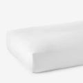 Legends Hotel Supima Cotton Sateen Fitted Sheet - White Size Twin | The Company Store